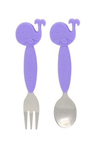 Marcus & Marcus Spoon and Fork Set Willo the Whale