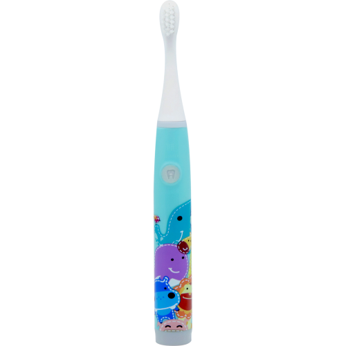 Marcus & Marcus Battery Powered Electric Training Toothbrush – Blue