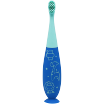 Marcus & Marcus Kids Reusable Toddler Silicone Toothbrush – Blue