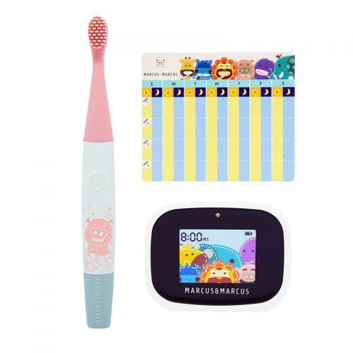 Marcus & Marcus Kids Interactive Sonic Silicone Toothbrush Set – Pokey