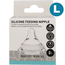Marcus & Marcus Silicone Feeding Nipple (6М+)
