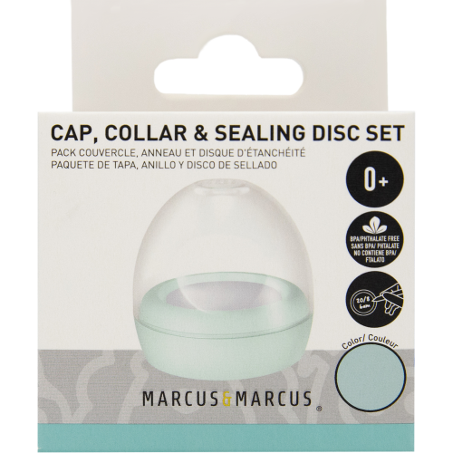 Marcus & Marcus Cap, Collar & Sealing Disc Set – Blue