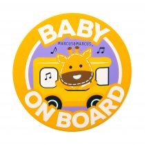 Marcus & Marcus „Baby On Board“ automobilio lipdukas – Lola