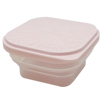 Marcus & Marcus Складной контейнер для закусок — Пастельно-розовый